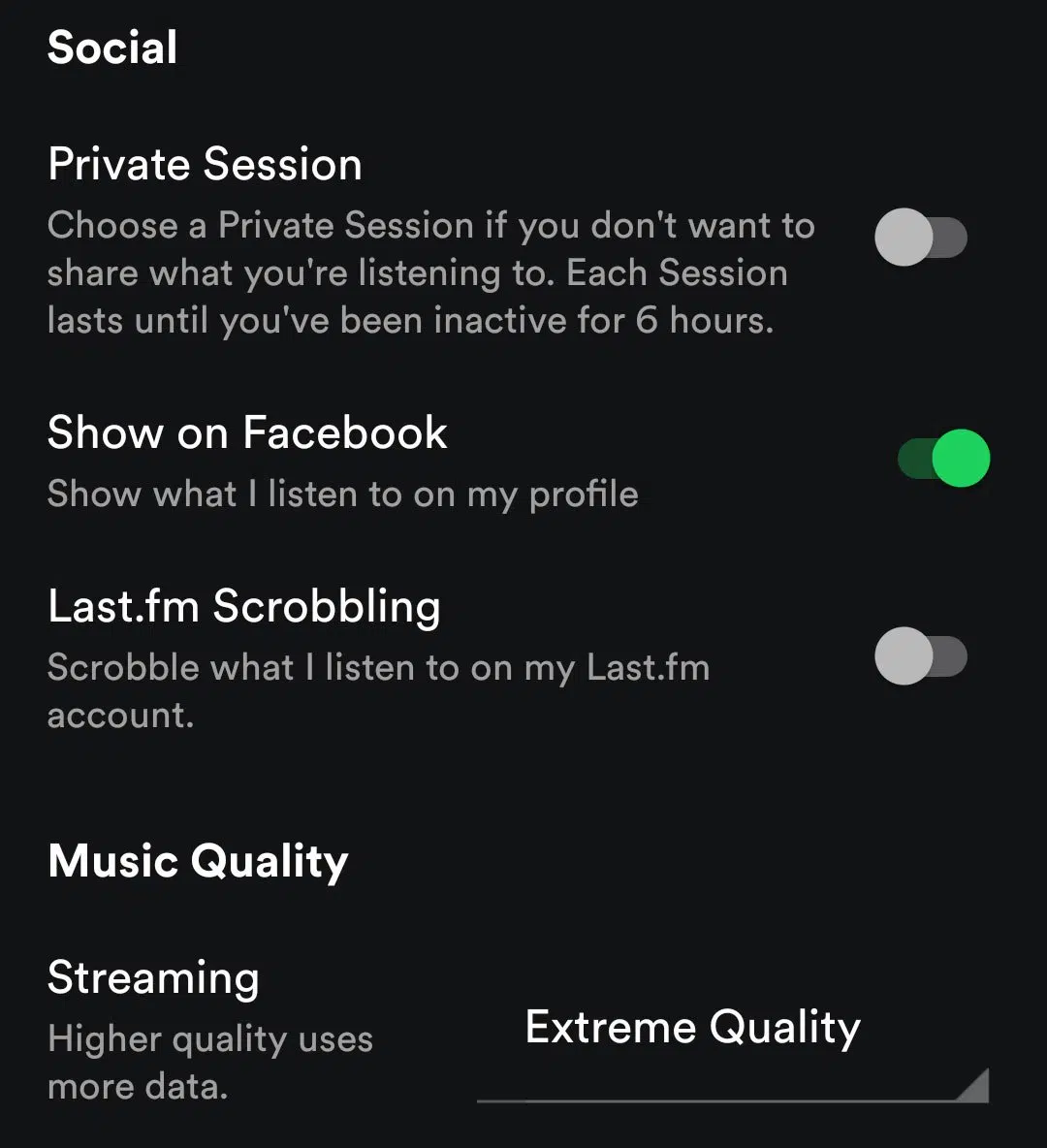 Spotify Show on Facebook