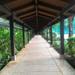 Pathway to sport centre at Club Med Bintan