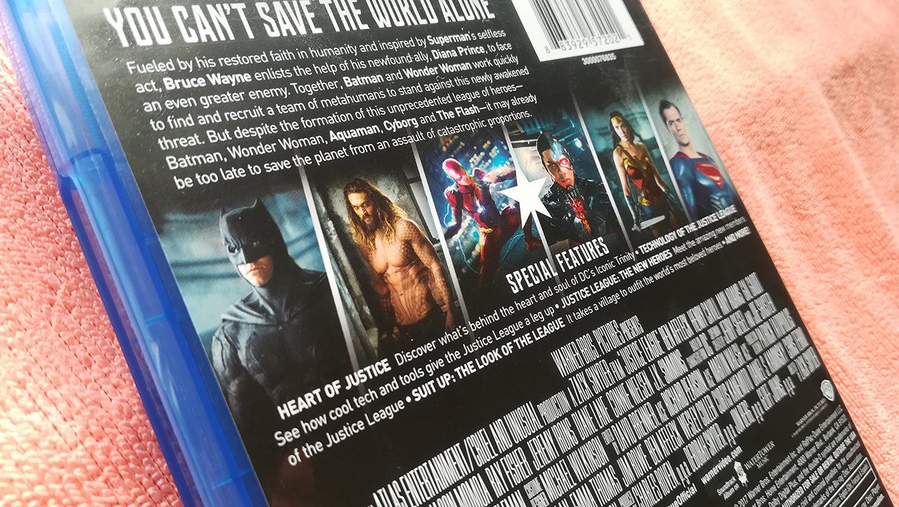 Justice League Blu-ray Dolby Atmos