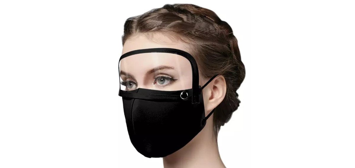 Face Mask With Eyes Shield
