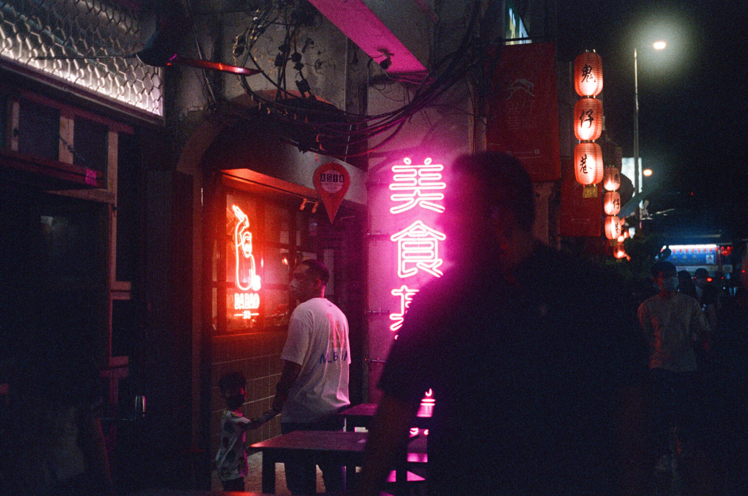 Chinatown KL Night Film Photography
