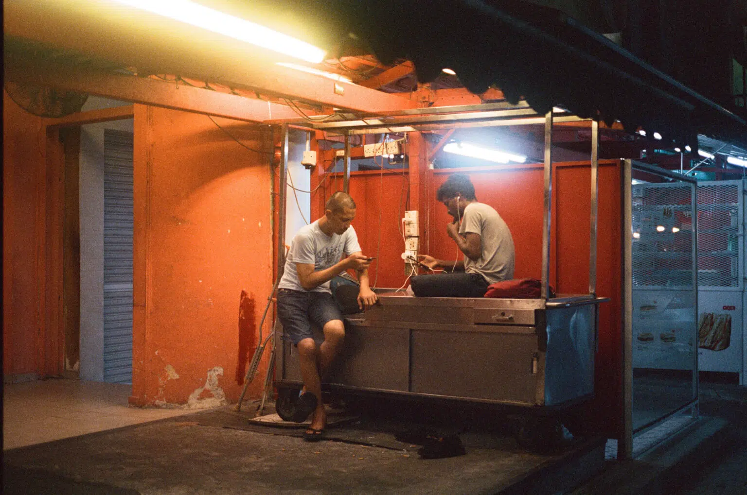 Petaling Street Night Street Photography Film Kodak Vision3 500T