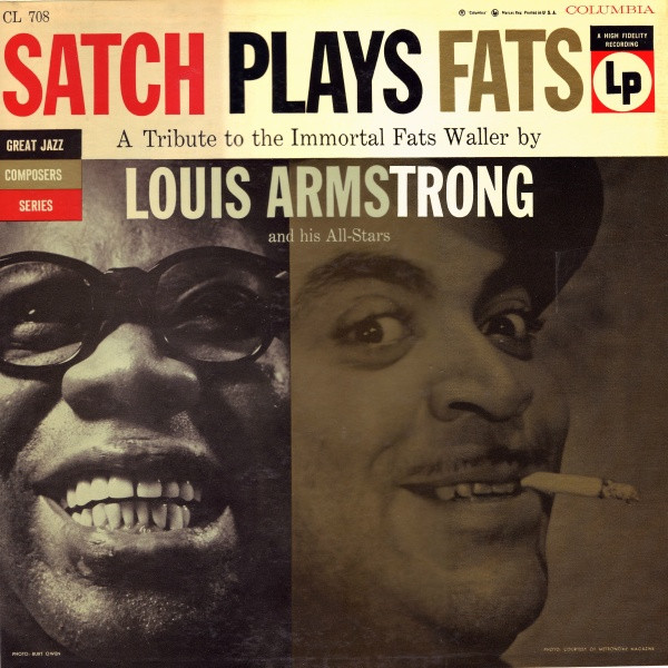 louis armstrong satch plays fats vinyl
